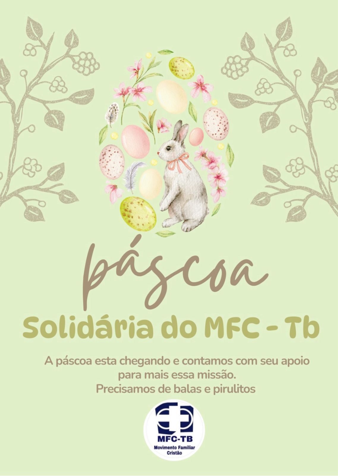 Páscoa Solidária do MFC – Ajude a levar alegria às crianças